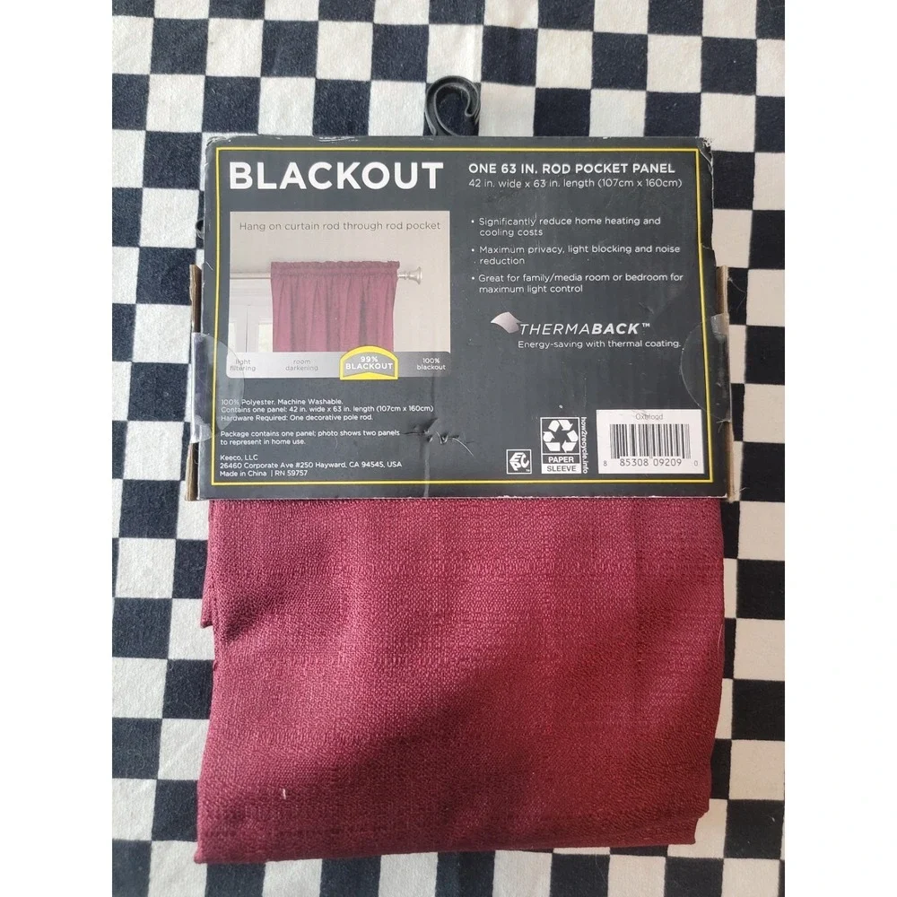 Eclipse Thermback Blackout Single Panel  42